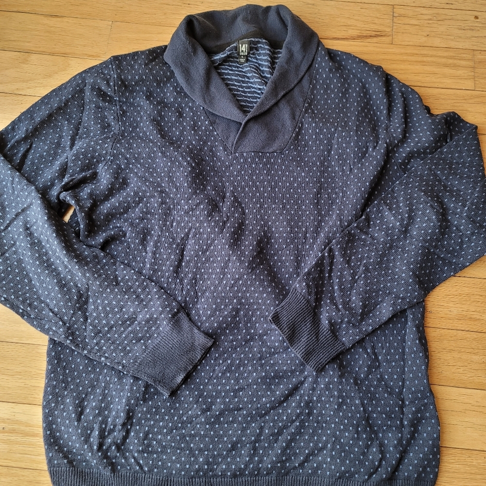 Blue 14th & Union men's sweater
